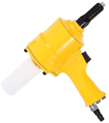 HYTROVE Remachadora Neumática Industrial de Dos Garras Diseño Ligero y Alta Durabilidad en Aleación de Aluminio para Remachar Clavos