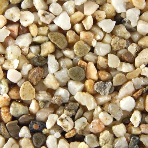 Terralith Steinteppich Marmor Komplett-Set für 1qm - Körnung: fein - 2-4mm mit Reinacrylat Bindemittel - für Wand in weiß (natura due)
