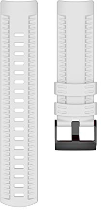 Shieranlee Kompatibel med Suunto 9 armband, 24 mm äkta läderrem för Suunto 9 GPS Baro ersättningsarmband för herr dam, en storlek
