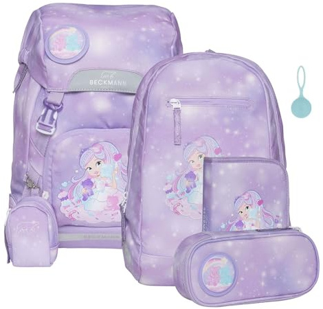 Beckmann Classic Schoolbag Set 6-teilig 22L Candy