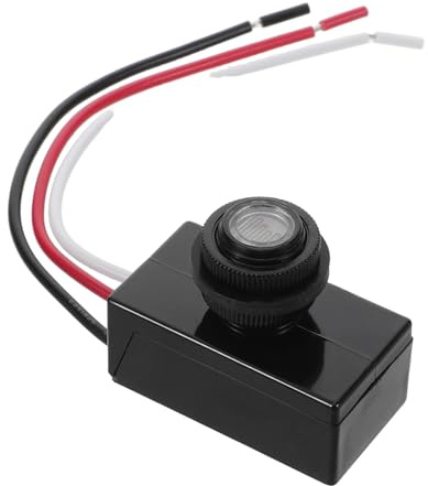 Lichtsensor Schalter Nk B/e50 12v-48v Dc für Straßenlampen | Gartenlampen und Außenbeleuchtung, Schwarz, Kunststoff mit Elektronischen Komponenten, Niedriger Verbrauch