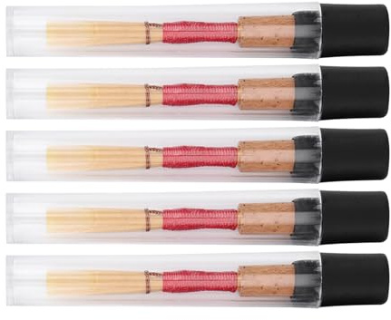 LiebeWH 5pcs Oboe Reeds Bambus Material Oboe Reeds Medium Stärke Instrument Zubehör für den Anfang Double Player