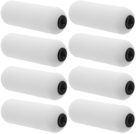 WEKADRIN Applicatore di Lozione per Schiena Testina di Spugna Morbida, 8 Pezzi Rullo Riutilizzabile in Plastica Bianco, per Uso Quotidiano e Viaggi