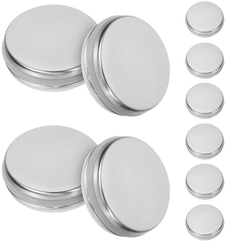 SECFOU 10pcs White Rubber Ring Sink Stoppers Bathroom Washbasin Drain Plugs Kitchen Sink Drain Stoppers with Seal Rings for Leak Prevention