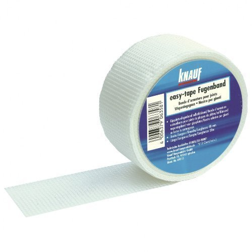 Knauf 5 Rollen easy-tape Fugenband Fiberglas Glasfaser selbstklebend 48mm x 45m