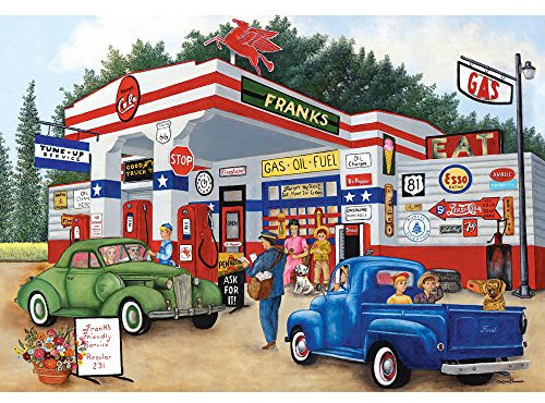 Bits and Pieces 1000 Piece Jigsaw Puzzle pour Adultes Frank Friendly Service 1000 Pc Jigsaw par L'Artiste Kay Lamb Shannon