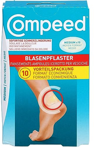 COMPEED Blasenpflaster Medium für sofortige Schmerzlinderung, 10 St. Pflaster