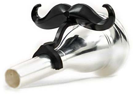 Brasstache - The Original Clip-on Mustache for Tuba or Sousaphone Mouthpiece (Tuba)