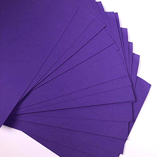 Violetter A4-Bastelkarton, 25 Blatt, 160 g/m², Violett, Druckerkarte