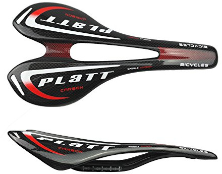 PLATT Carbon Sattel Rennradsättel leicht Fahrrad Sattel Sportsattel für Rennrad und MTB