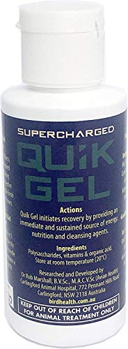 Rob Marshall Quik Gel 30ml Bird Emergency First Aid Vitamin Treatment Supplement for All Birds Finches Canaries Budgies Pigeons Parrots Poultry