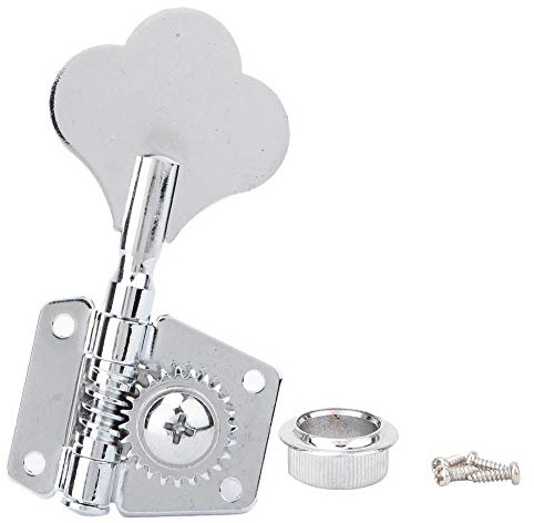 VBESTLIFE Electric Bass Tuning Pegs, Open Machine Heads String Tuning Key Pegs Tuners for Electric Bass