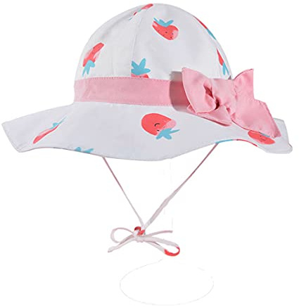Hifot Chapeau Bébé Fille Été Anti UV Protection Solaire UPF 50+ - Chapeau de Soleil Enfant Unisexe Pliable pour Plage
