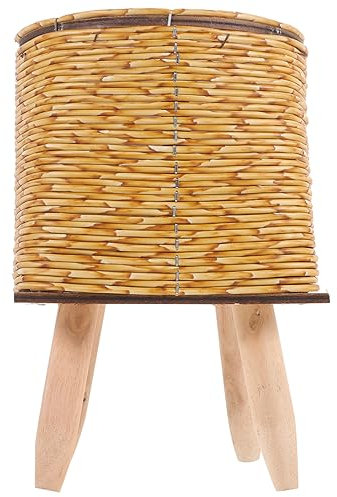 pflanzenständerPflanzkorb aus Stroh, Pflanzkorb aus Rattan, Pflanzkörbe aus Seegras, Blumentopfständer, Halter, Korbvase, geflochtener Blumentopf, geflochtener Pflanzkorb, Aufbewahrungsbehäl