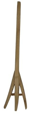 ZICOM Krippenzubehör Heugabel 10cm Holz – Authentische Miniatur-Heugabel für Krippen