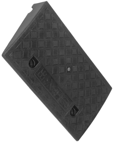 MAGICLULU Rampe De Seuil Voiture Antidérapante en Caoutchouc Noir 6 Cm Rampe D'accès pour Allée Triangulaire Robuste Usage Automobile Et Scooter