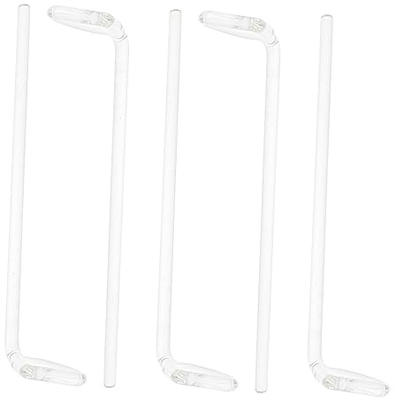 Amosfun 5pezzi Diffusore Cellulare in Vetro Punta Barra Larga Per Laboratorio Accessori Riutilizzabili Resistente