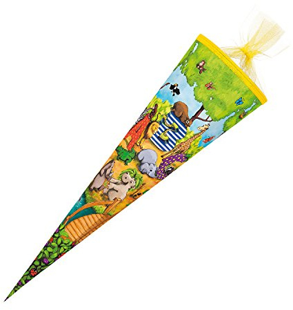 Nestler 6853946 School Cone Hexagonal 85 cm Animals ABC