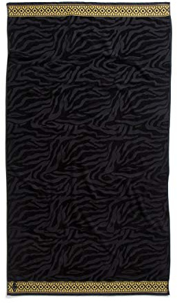 Seahorse Masai - Strandtuch - Baumwolle - 100x180cm - Schwarz