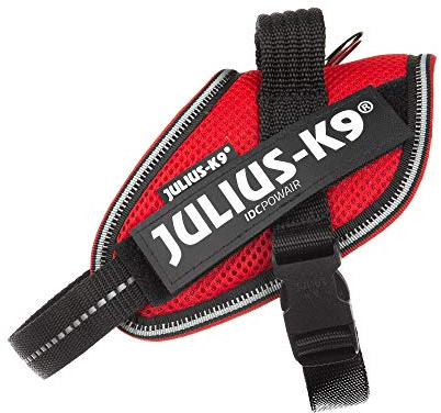 JULIUSK-9, IDC Powair Hundegeschirr, Größe: XS/Mini-Mini, Rot