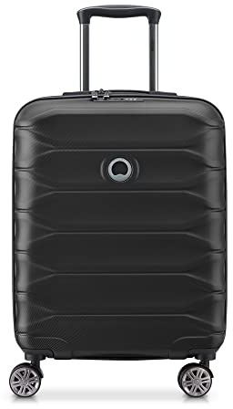 DELSEY Paris Kabinen-Koffer für Damen und Herren | Kleiner Cabin-Trolley 40 x 23 x 55 cm aus hochwertigem, robustem Polycarbonat Material | Erweiterbar & Teleskopgriff| Meteor Serie