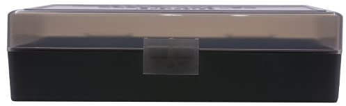Berrys 13897 408 Ammo Box 40 S&W,45 ACP 50rd Smoke Lid W/Black