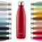 Blumtal Trinkflasche 500 ml Edelstahl - auslaufsichere Isolierflasche - BPA-freie Trinkflasche kalt & warm - doppelwandige Insulated Bottle - rostbeständige Isolierflasche Rot