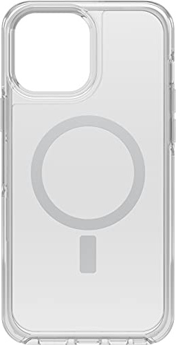 OtterBox Symmetry+ transparente Hülle für iPhone 13 Pro Max/iPhone 12 Pro Max für MagSafe, stoßfest, sturzsicher, schützende Hülle, 3X antimikrobieller Schutz, Klar