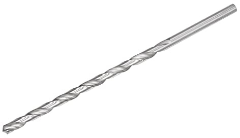 sourcing map 10.5mm Twist Drill Bits, High-Speed Steel Straight Shank Extra Long Drill Bit 300mm Length for Wood Plastic Aluminum