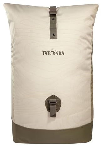 Tatonka 34l Daypack Grip Rolltop Pack - Rucksack mit Rollverschluss und 15 Laptopfach - 34 Liter (Brown Rice Curve)