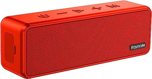 Raymate Bluetooth Lautsprecher mit 20W Kabellose Dual Bass, IPX7 Wasserdicht, TWS Funktion, 15 Stunden Wiedergabe Akku, Tragbarer Lautsprecher für Outdoor und Zuhause