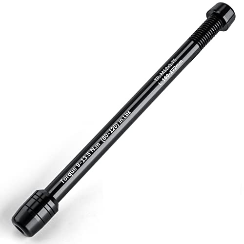 CXWXC Ejes pasantes de 12mm para Entrenadores de Bicicleta,Adaptador de Eje pasante M12x1/1.5/1.75 para Entrenador de fijación de Rueda Trasera,Adaptador de Ejes pasantes (T02-1.75/160-172)