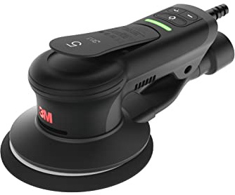 3M Xtract Electric Random Orbital Sander, 88853, 150 mm, Central Vacuum | 5 mm Orbit, 110V, Plug Type EN60309