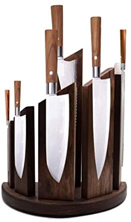 Ceppo Coltelli Porta Coltelli Portacoltelli Portacoltelli Cucina Forte Portacoltelli Magnetico In Legno Portacoltelli Universale Portautensili Portautensili Ceppo Coltelli Da Cucina ( Color : Walnutwo