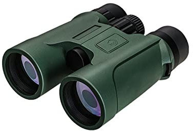 JIEZM WG130R 8X21mm Fernglas mit Entfernungsmesser 1200M Eingebautes Entfernungsmesser-Teleskop optisch für die Jagd auf Vogelbeobachtungen