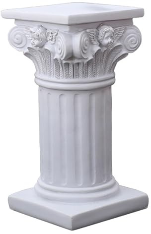Genérico Resina Pilar Romano Columna Griega | Accesorios Foto Columna Romana Nórdica, Soporte Exhibición Flores Carretera, Columnas Y Pilares Boda Decoración, Estatua De Resina De Columnas Griegas