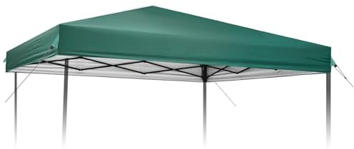Lona de protección Solar de poliéster 300D Impermeable con Rejillas de ventilación, 300 x 300 cm, para Camping al Aire y exposiciones en el jardín