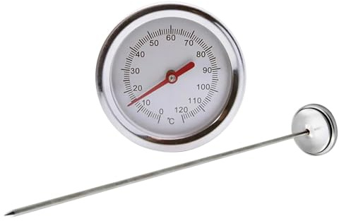 Termómetro de suelo al aire libre, Termómetros de compost Sonda de temperatura del suelo de 50 cm | de jardinería para medidores de temperatura con termómetros largos, respuesta rápida