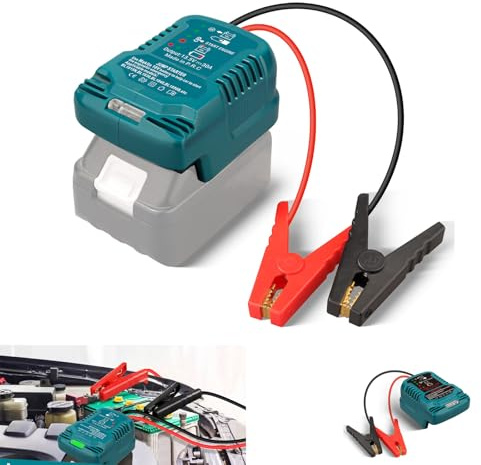 Auto Starthilfe Powerbank Adapter für Makita 18V Akku, Jump Starter Autobatterie-Booster mit 11AWG-Kabel, Auto Safe Batteriestarter (Batterie Nicht inbegriffen)