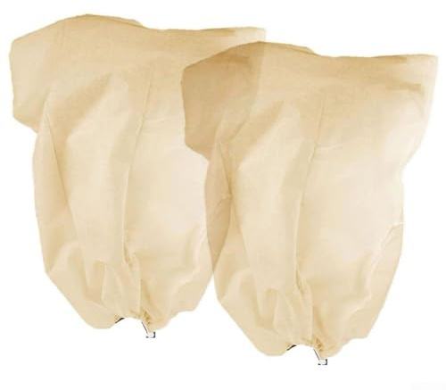Yuanpgky Sac de protection contre le gel pour arbustes de jardin et plantes en pot avec cordon de serrage réglable et visualisation, 250 cm x 350 cm, housse polaire d'hiver (200 cm x 240 cm)
