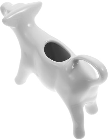 TOYANDONA Pot à Lait en Céramique Motif Vache Blanche 40 Ml Tasse à Lait Petit Format pour Café et Pâtisserie Décoratif et Fonctionnel pour Maison et Restaurant