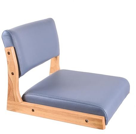 Generico Golvstol med ryggstöd, ergonomisk design för meditation, vardagsrum och burspråk komfort