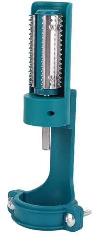 LiebeWH Taladro Eléctrico Descalcificador de Pescado, Cubierta Antideslizante de Acero Inoxidable, Herramienta de Escala Eficiente para Uso en Interiores y Exteriores