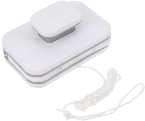 JHKNNK Limpiador Magnético de Ventanas Doble Cara para Vidrio de 8-15 Mm, Accesorio de Limpieza Hogar Paño Absorbente y Cuerda de Seguridad Anticaídas, Herramienta para Ventanas