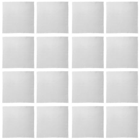 HORIALENCE Paño para Pulir Plata para Joyas de Microfibra Doble Cara, Resistente al Desgarro y No Fácil de Romper, Adecuado para Limpiar y Cuidar Joyería Delicada