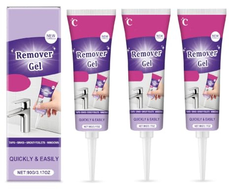 Potente Gel De Limpieza,Gel De Eliminación de Moho,Muy Eficaz En la Penetración,Limpias Rápidas,No Daña la Superficie,Para Huecos de Azulejos de Baño y Cocina,Paredes,3pc