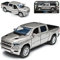 Motormax Dodge Ram 1500 Pick-Up Doppelkabine Silber 5. Generation Ab 2019 mit Rückzugsmotor ca 1/43 1/36-1/46 Modell Auto
