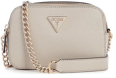 GUESS Damen Noelle Camera, Crossbody-Kamera, Taupe