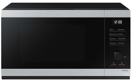 Samsung MG32DG4524CTE1 Mikrowelle mit Grill, 32 l, 900 W, Home Dessert, GrillFry, Power Defrost, Bread Defrost, Edelstahl