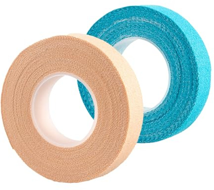 HAICN 2Pcs Self-Adhesive Wrap Tape Tan Microporous Surgical Tape Adhesive Medical Flexible Skin Tape Bandage Tape for Sensitive Skin Wound Dressing